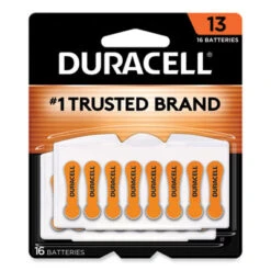 Duracell Hearing Aid Battery #13 16/Pack DA13B16