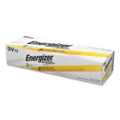 Energizer Industrial Alkaline 9V Batteries 12 Pack EN22