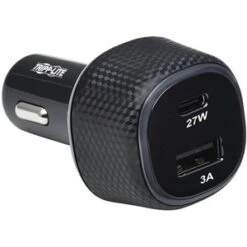 Tripp Lite USB Dual-Port Car Charger Black U280C0245W1B