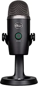 Blue Yeti Nano Premium USB Mic For Recording And Streaming, Blackout 988-000400