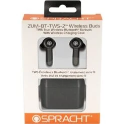 Spracht True Wireless Bluetooth Earbuds Noise Cancel IPX 7