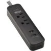 Tripp Lite Surge Protector Power Strip 2-Outlet 2 USB Ports 2.1A TLP206USB