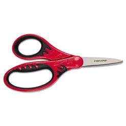 Kids Softgrip Scissors Left/Right Handed Pointed Tip 5" Long 1.75" Cut Length Randomly Assorted Handle Color 1942301001