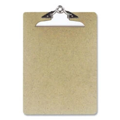 Officemate Recycled Hardboard Clipboard 1" Capacity Brown 3/Pack 8350583130