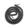 Coiled Telephone Cord Plug/Plug 25 Ft Black 7613999986139 -Electronics Store 829980
