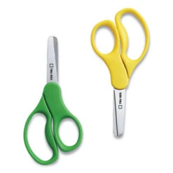 TruRed Kids' Blunt Tip Stainless Steel Safety Scissors 5" Assorted Colors 2/Pack