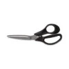 Stainless Steel Scissors 8" Long 3.58" Cut Length Offset Black Handle TR55033 -Electronics Store 831299