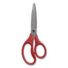 TruRed Ambidextrous Stainless Steel Scissors 7" Red TR55049