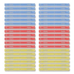 Westcott Plastic Ruler Standard/Metric 12" Assorted Translucent Colors 17722