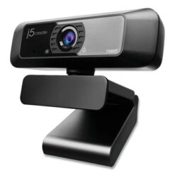 J5create 1080p HD USB Streaming Wired USB Webcam Black JVCU100