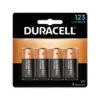 Duracell Specialty High-Power Lithium Batteries 123 3 V 4/Pack DL123AB4PK -Electronics Store 852600