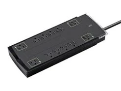 SLIM SURGE PROTECTOR 10FT - 12 OUTLET