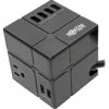 Tripp Lite Safe-IT 3 Outlet USB Charging Port Cube Surge Protector TLP368CUBEUAM