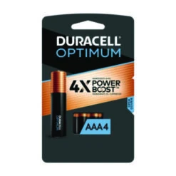 Duracell Optimum Alkaline AAA Batteries 4/Pack OPT2400B4PRT