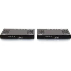 C2G HDMI HDBaseT + RS232 And IR Over Cat Extender Box Transmitter To Box Receiver 18Gbps 4K 60Hz C2G30026