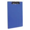 Recycled Plastic Clipboard 0.5" Clip Capacity Holds 8.5 X 11 Sheets Cobalt 21582