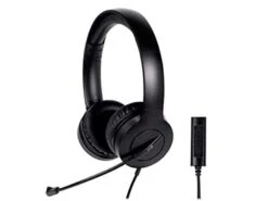 WORKSTREAM BY MONOPRICE WFH 3.5MM + USB WIRED ON-EAR WEB MEETING HEADSET