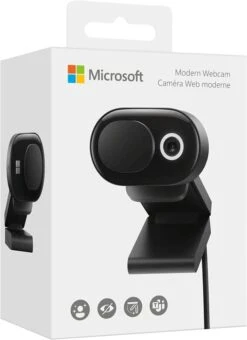 Microsoft Modern Webcam With Built-in Noise Cancelling Microphone 8L300001 -Electronics Store 939657B