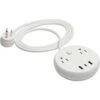 Tripp Lite Safe-IT 30W 2-Outlet Surge Protector W/6ft Cord White TLP26PD30WCAM -Electronics Store 943367