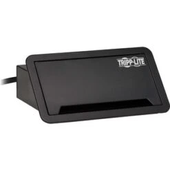 Tripp Lite Power It! 2-Outlet In-Desk Power And Charging Dock Black PS222DATAM