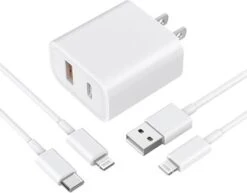 THIS TOTAL MICRO 20W CHARGER MEETS OR EXCEEDS OEM SPECS AND IS FOR THE APPLE IPH