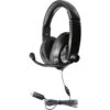 Hamilton Buhl Smart-Trek Deluxe-Sized Headsets With In-Line Volume Control And USB Plug ST2BKU -Electronics Store 974991