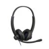 JPL Commander-2 Binaural USB Headset With Volume & Mute In-line Controls,