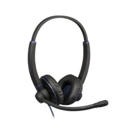 JPL Commander-2 Binaural USB Headset With Volume & Mute In-line Controls,