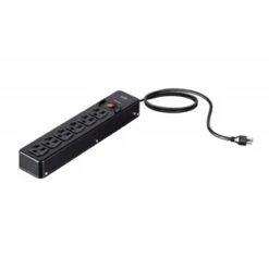 MONOPRICE HEAVY DUTY 6 OUTLET METAL SURGE POWER STRIP, 540 JOULES, WITH 6FT CORD