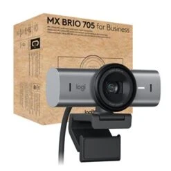 Logitech MX Brio 705 For Business 4K Webcam With Auto Light Correction, Ultra HD, Auto-Framing, Show Mode