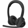 Logitech Zone 300 Wireless Bluetooth Headset With Noise-Canceling Microphone Compatible With Windows Mac Chrome Linux IOS IPadOS Android Black 981001406
